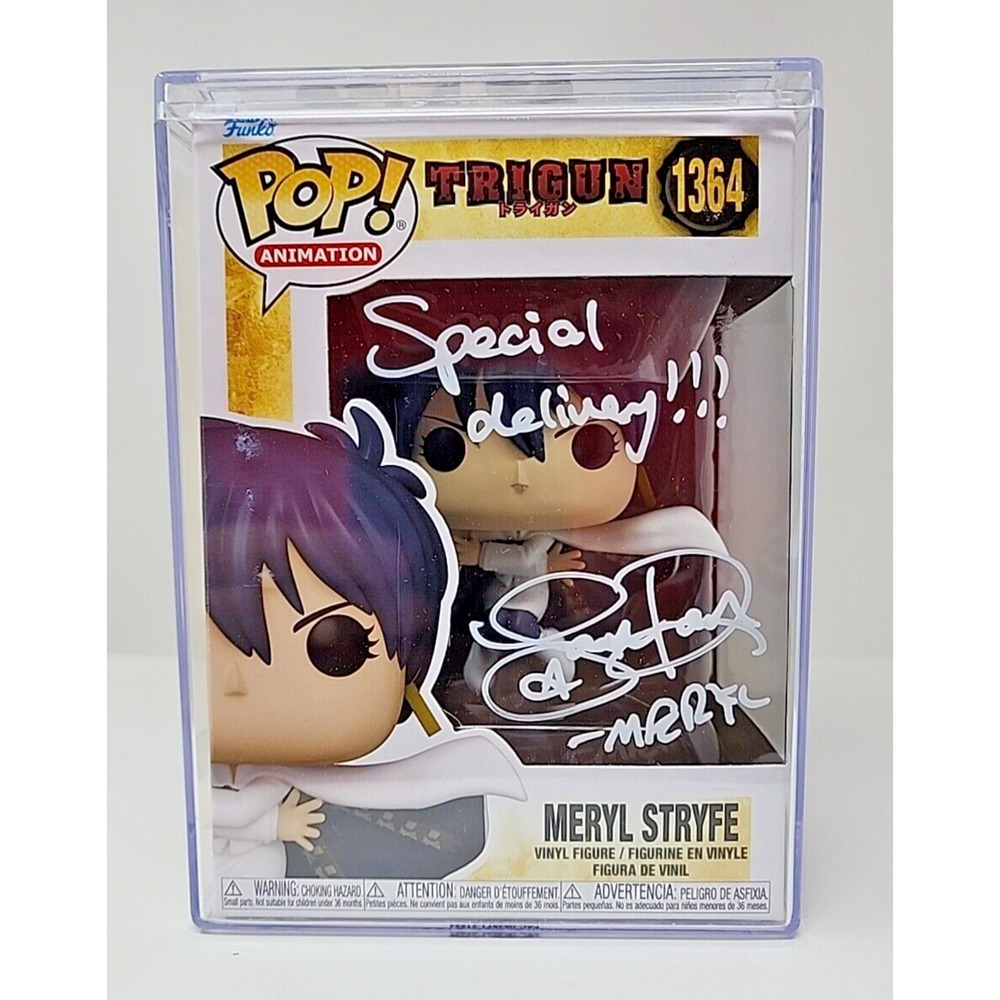 Funko Pop! Trigun Meryl Stryfe Signed Sarah Roach # 1364 F63